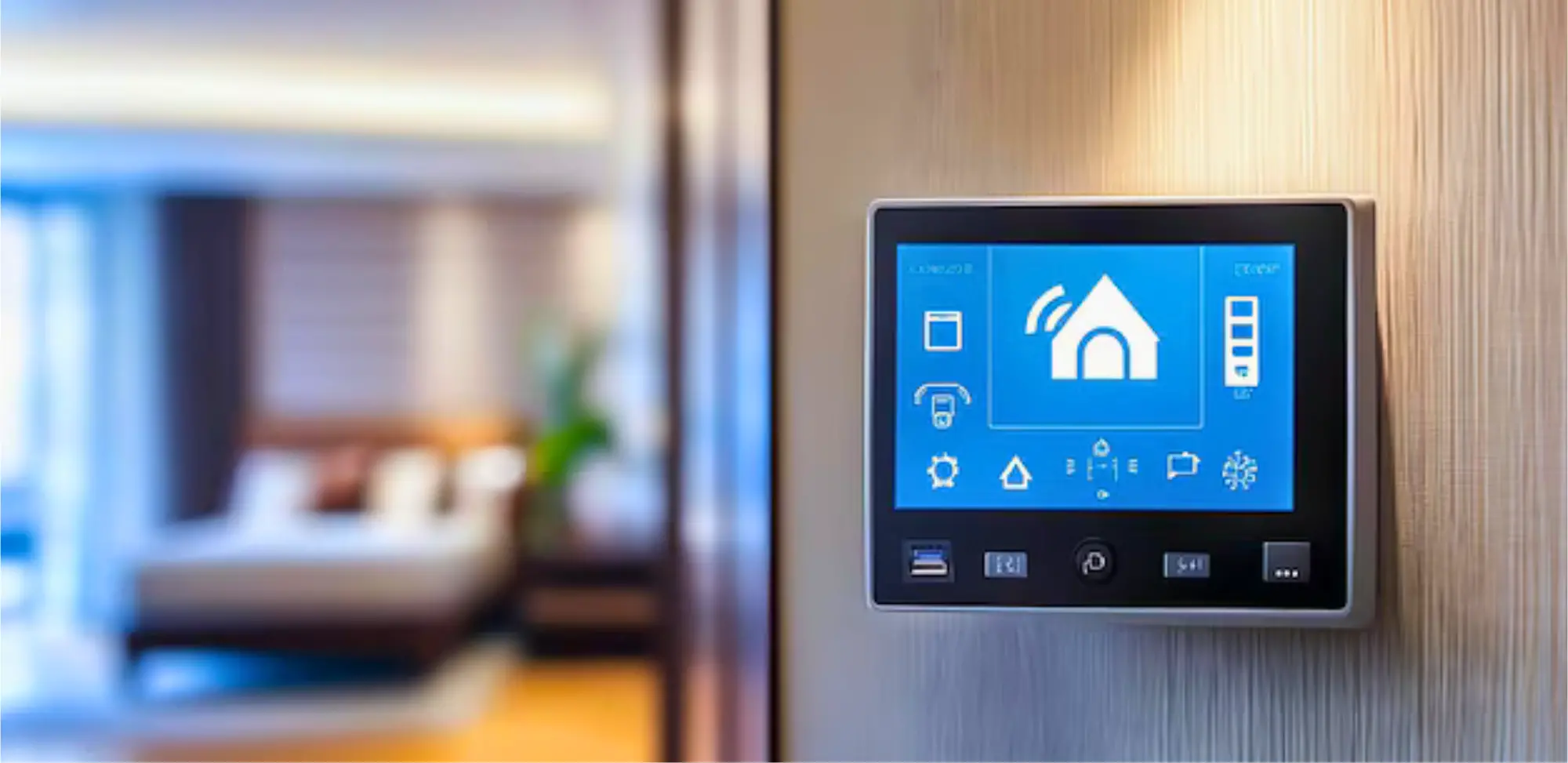 Control de luces y cortinas automatizadas para interiores y exteriores con soluciones eficientes en productos y servicios eléctricos.