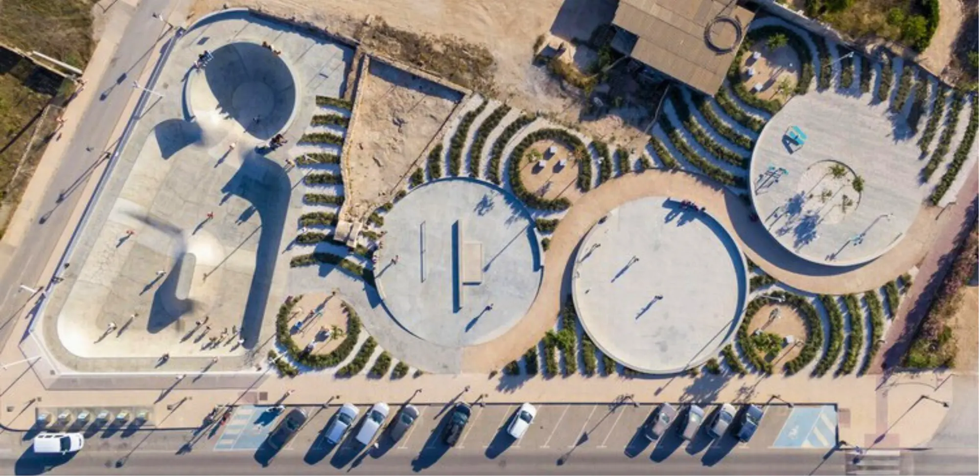 Diseño y ejecución de espacios urbanos y parques para proyectos de construcción con servicios de ingeniería civil.