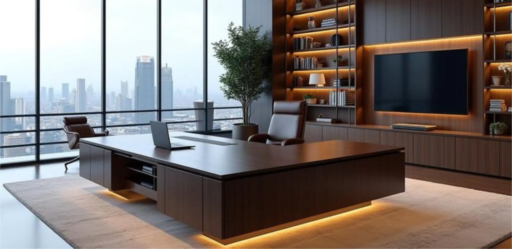 Muebles de oficina personalizados, ideales para espacios interiores, con productos y servicios para carpintería funcional.