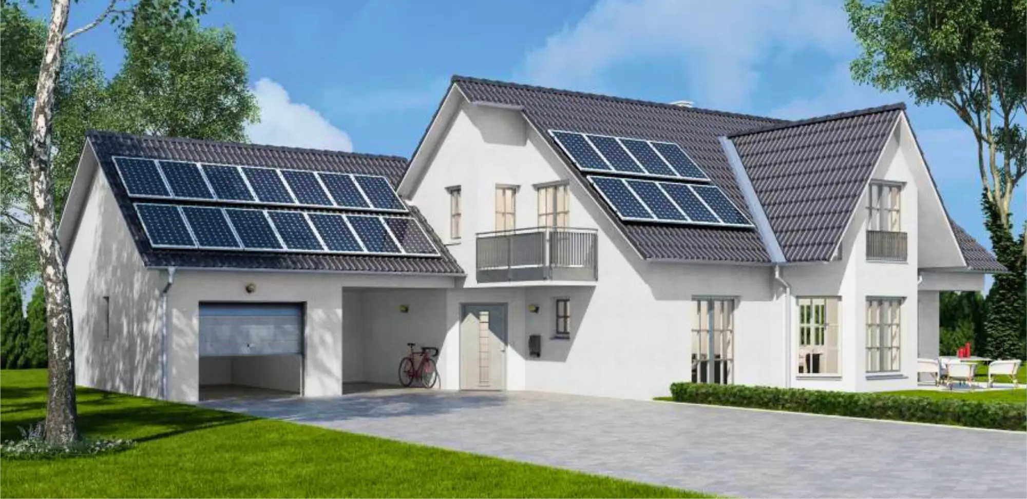 Paneles solares y sistemas de almacenamiento de energía para interiores y exteriores, con soluciones en productos eléctricos.