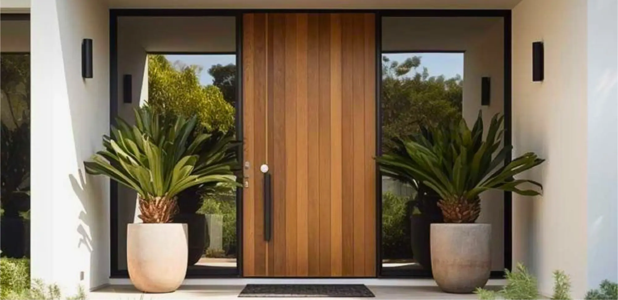 Puertas de madera personalizadas, con productos y servicios para carpintería, ideales para interiores.