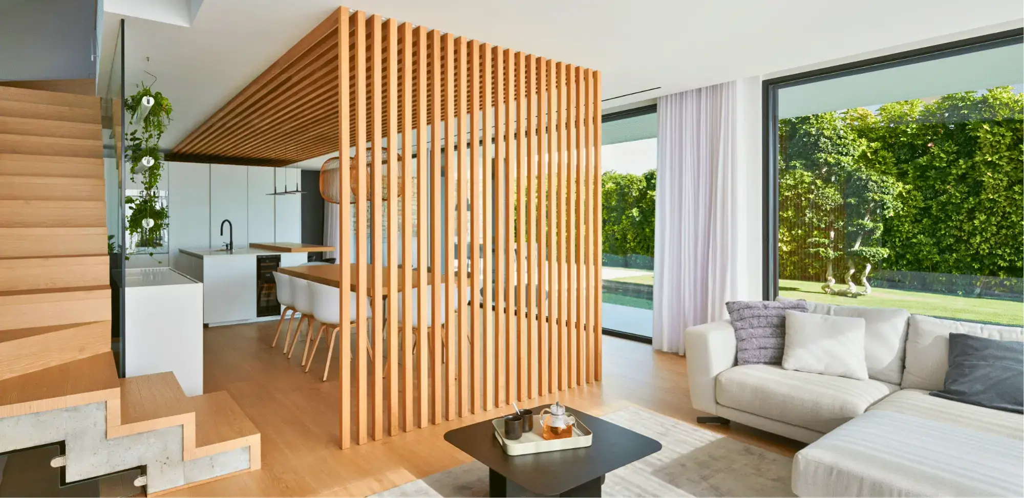 Separadores decorativos para paredes interiores, ideales para dividir espacios con estilo, en productos para paredes.